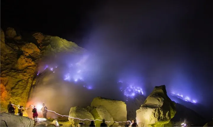 Ijen Blue Flame from Bali