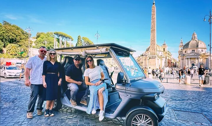 Beyond the Landmarks: Rome by Golf Cart Private Tour
