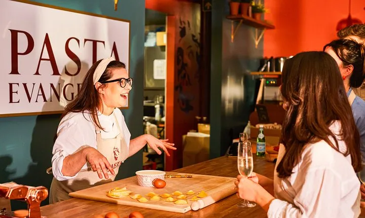 Pasta Making with Unlimited Prosecco in London's West End