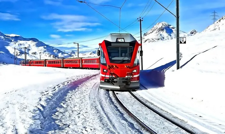 Wonders of the Alps: Bernina Express Tour to St. Moritz