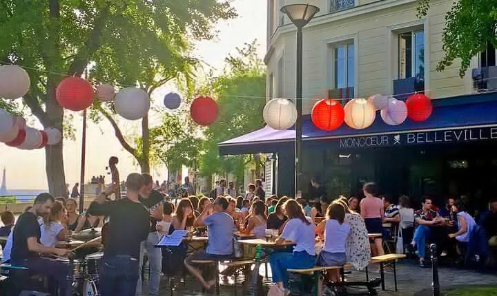 Eiffel Tower Summit with Hotel Pickup & Belleville walking tour