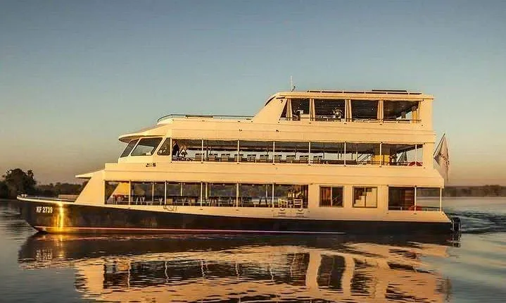 Sunset cruise on the Zambezi river