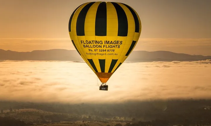 Brisbane's closest Hot Air Balloon Flights - City & Country views - 1 hr flight!
