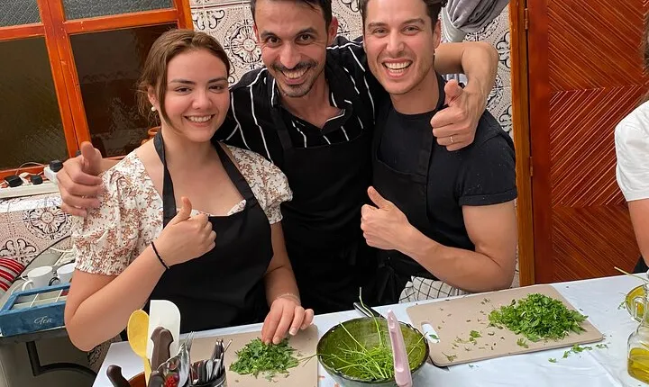 Cooking class with Yassine & Mom