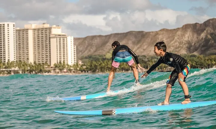 Waikiki Private Group Surf Lesson