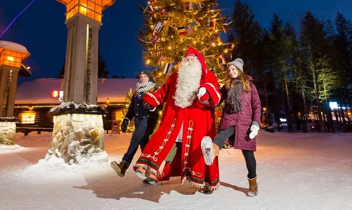 Meet Santa Claus & Santa's Reindeer Ride & Greet Huskies