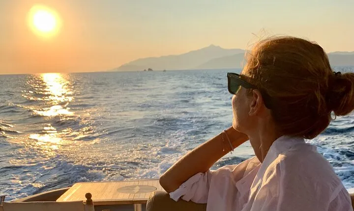 Elba Island - Aperitif on the boat at sunset - private