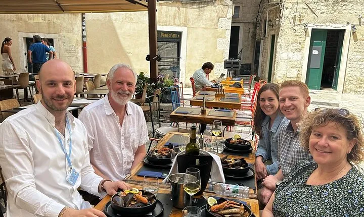 Private Split: History, Local bites, chef/guide, Wine & seafood