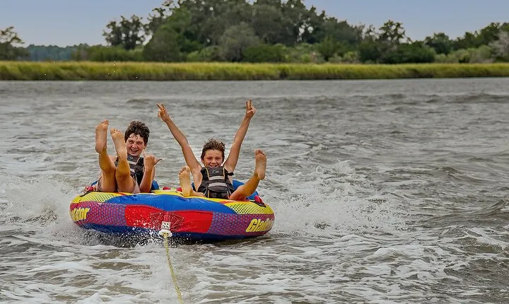 Tubing and Dolphins with Up to 12 Guests
