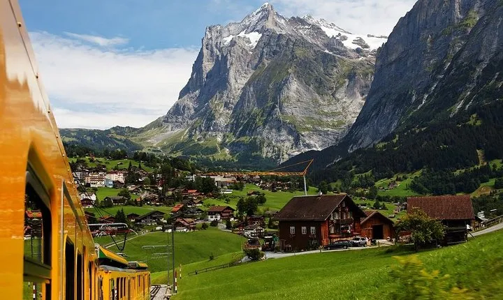 Eiger and Jungfrau Glacier Panorama Tour from Zurich