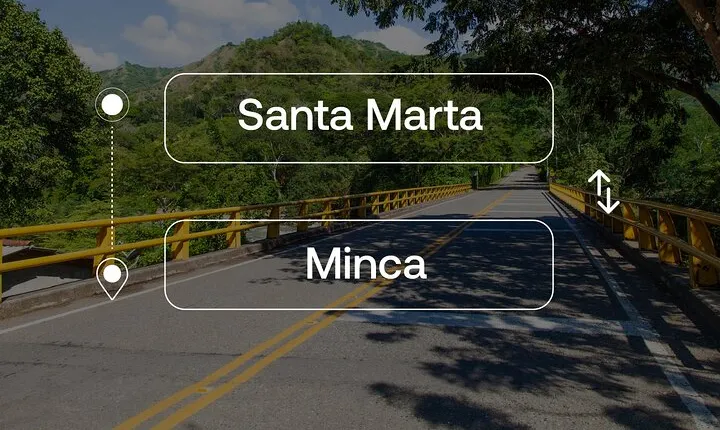 Santa Marta to or from Minca Private Transfer