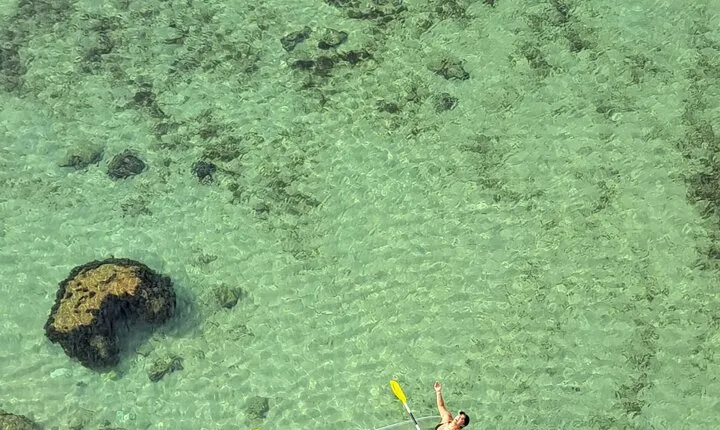 Experience with Transparent Kayaking in the Benagil Cave