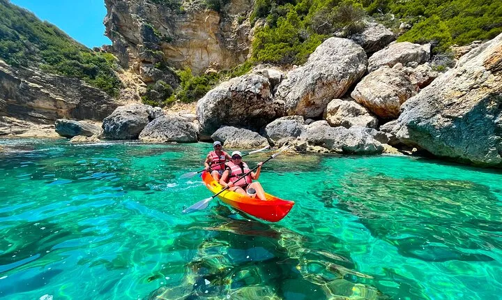 Uncharted Caves & Snorkelling Heaven: Cala Granadella Kayak Tour