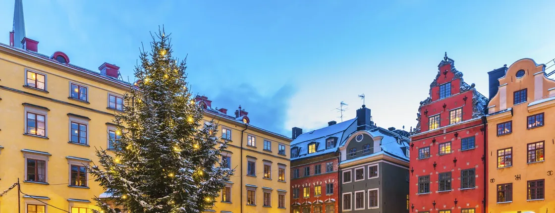 Christmas spirit in Stockholm private walking tour