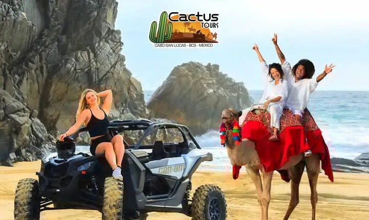 Beach CAN-AM SXS X3 & Camel Ride in Cabo by Cactus Tours Park