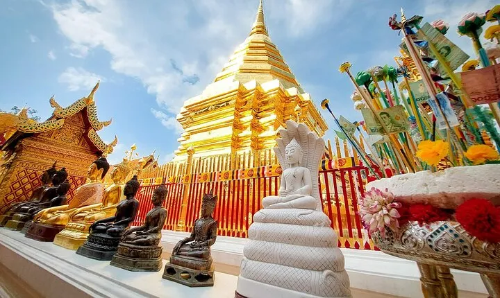 Doi Suthep Temple, Wat Pha Lard Temple, Sticky Waterfall Private