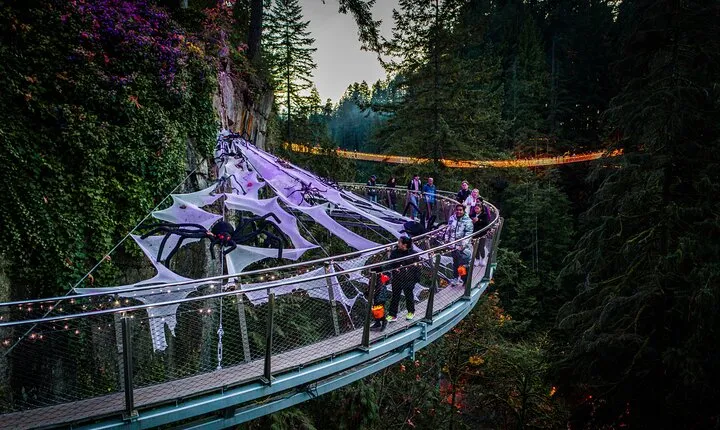 Capilano Bridge+Granville Isl+ Capilano Hatchery+Lynn Canyon Tour