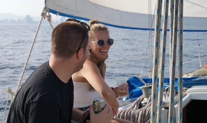 Authentic Barcelona Sailing Tour with Swim & Drinks
