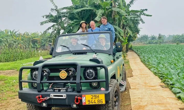 Hanoi Jeep Tour: Food, Culture and Fun by Vietnam Army Jeep