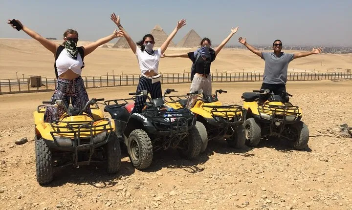 Private ATV Tour at Giza Pyramids with Pickup from Cairo