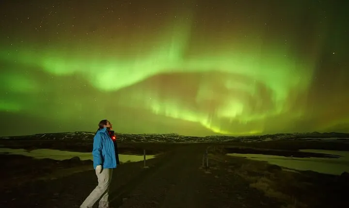 Chasing Aurora Borealis with Warmth and Treats in Premium Tour!