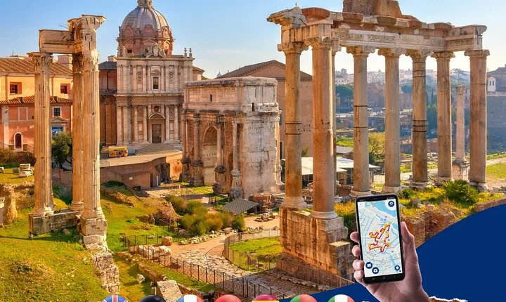 Rome The Ancient World: City Walk with Audio Guide on your Phone