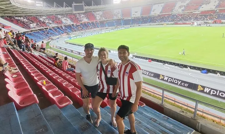  Soccer at the Metropolitan stadium with local fans