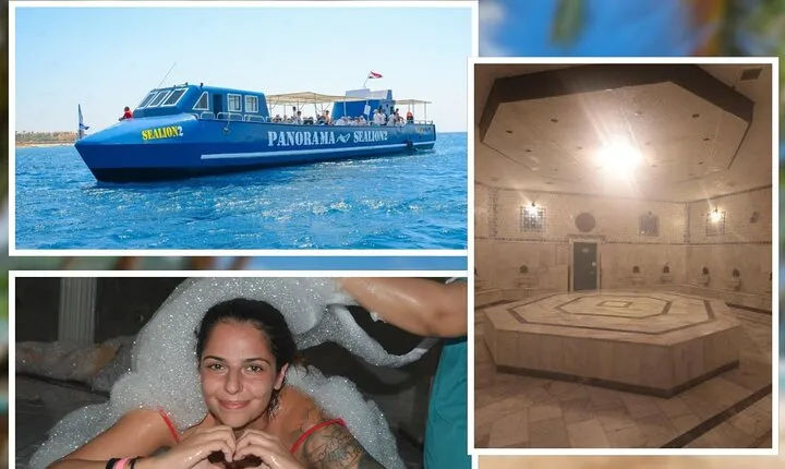Semi Submarine ( Panorama ) Sea Trip & Turkish Bath - Hurghada