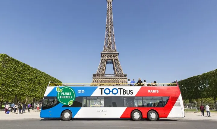 Paris Tootbus Discovery by Day and by Night Routes