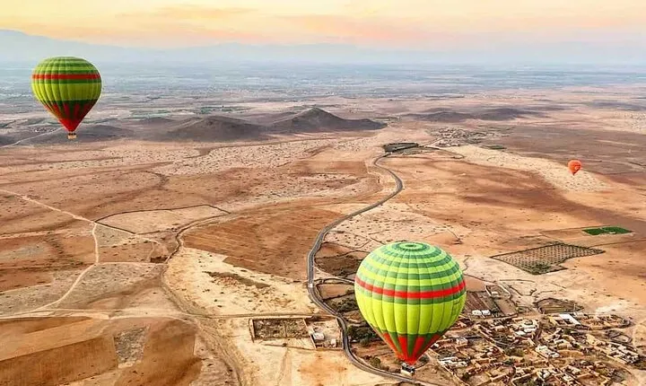 Hot Air Balloon Flight over Marrakech with Traditional Breakfast