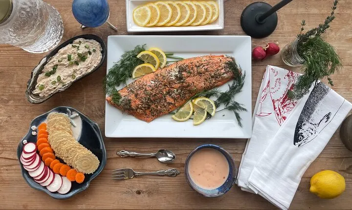 Alaskan Salmon Cooking & Dining Experience