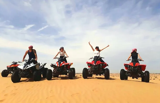 Hurghada: 3-Hour Desert Safari Quad Bike and Camel Ride