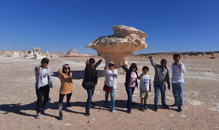 White desert , Black desert and Camping