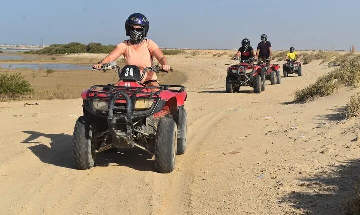 ATV Quad Sun & Sea Safari Tour Snorkeling & Camel Ride-Marsa Alam