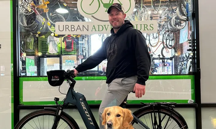 Comfort Electric Assist Bicycle Rental in Boston