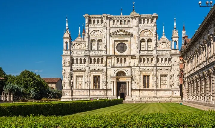 Milan to Certosa di Pavia Monastery & Pavia City by Car