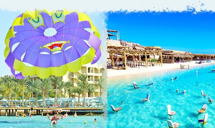 Orange Bay Island, sea trip Parasailing & Water Sports - Hurghada