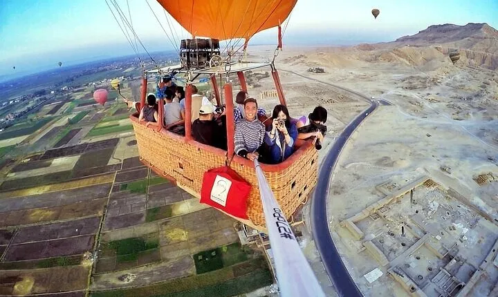 Sunrise Hot Air Balloon Ride Over Luxor