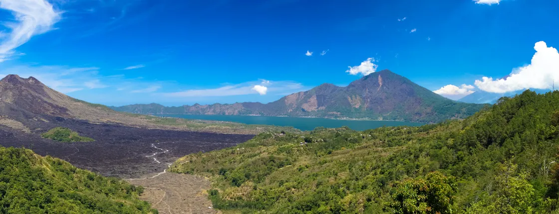 Mount Batur sunrise trekking and water rafting tour
