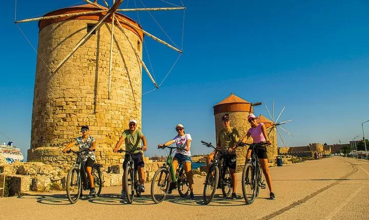 Mediaeval Rhodes E-bike Highlights Photo Tour Morning/Sunset
