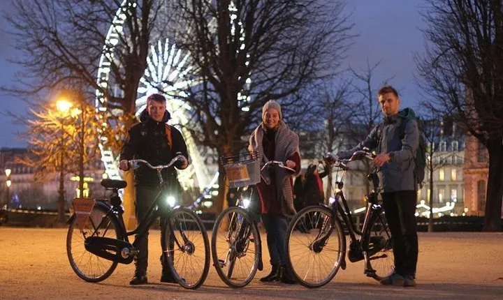 Paris By Night: 3-Hour Guided Bike Tour