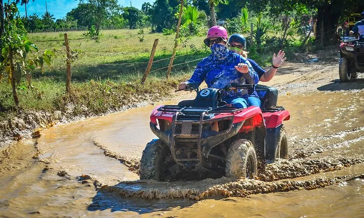 ATV off road adventure with water cave, beach and coffee tasting