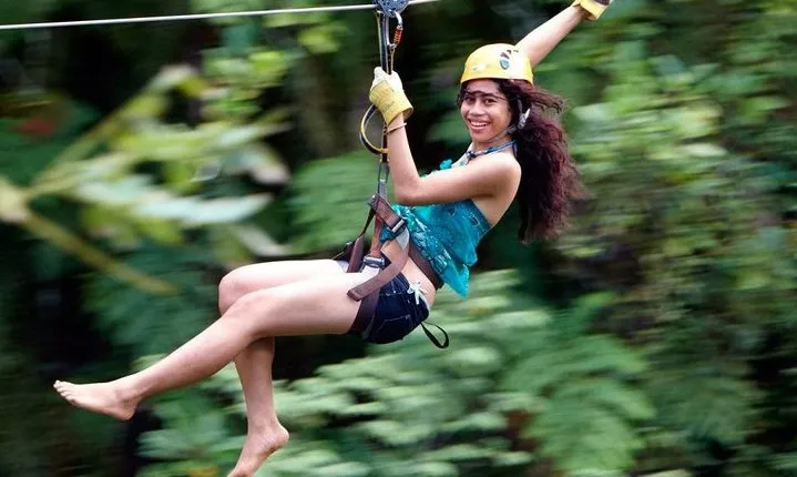 Zip line ex Intercontinental Fiji with return private transfers