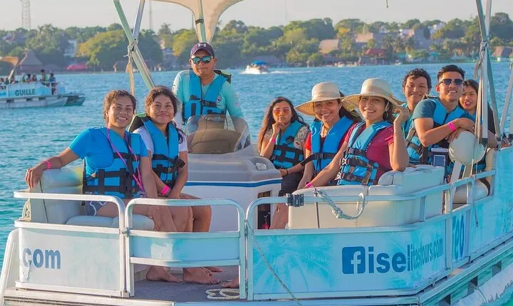 Bacalar 7 Colors Lagoon Full Day Adventure from Cancun