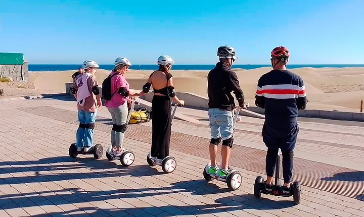 Segway Sunset or Morning Experience: Maspalomas Dunes, S. Agustin