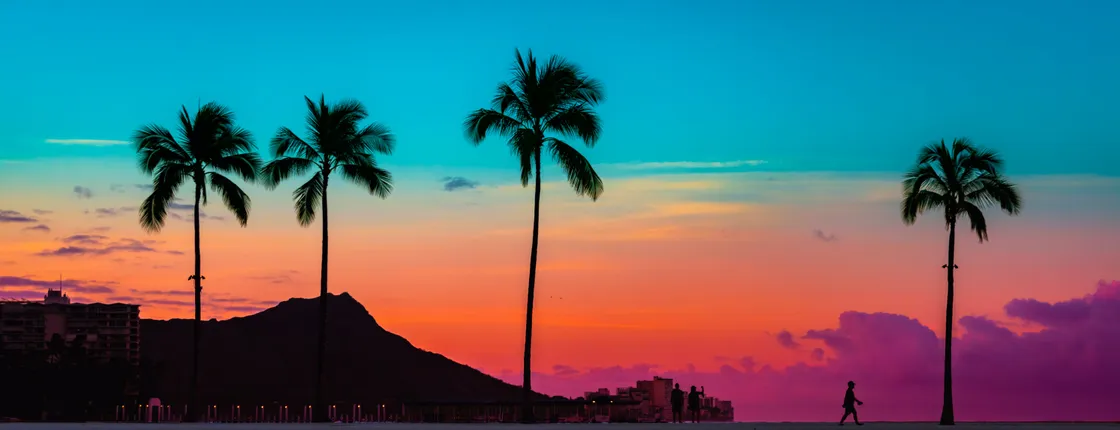 Waikiki's sunset glass-bottom boat cruise
