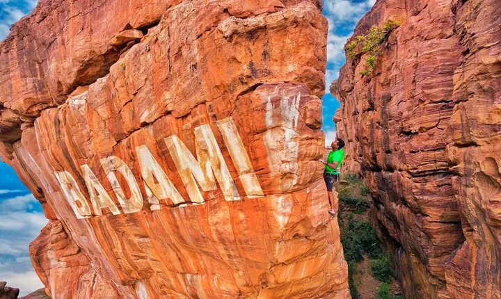 Rock Climbing in Badami