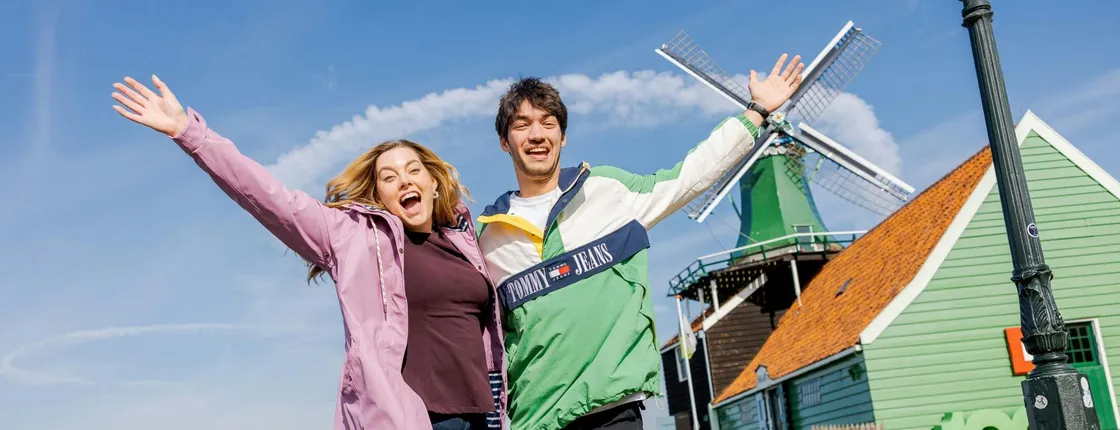 Zaanse Schans windmill and clog factory visit with cheese tasting from Amsterdam