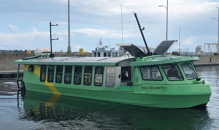 1.5hr Harbour Experience on North America's LARGEST solar boat!