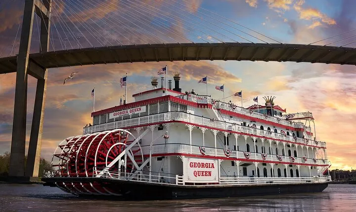 2 HR Savannah Riverboat Dinner Cruise with Onboard Entertainment